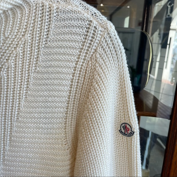 Moncler Mock Cable Knit Sweater - Picture 14 of 15